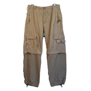 Utility Tan Convertible Utility Cargo Pants